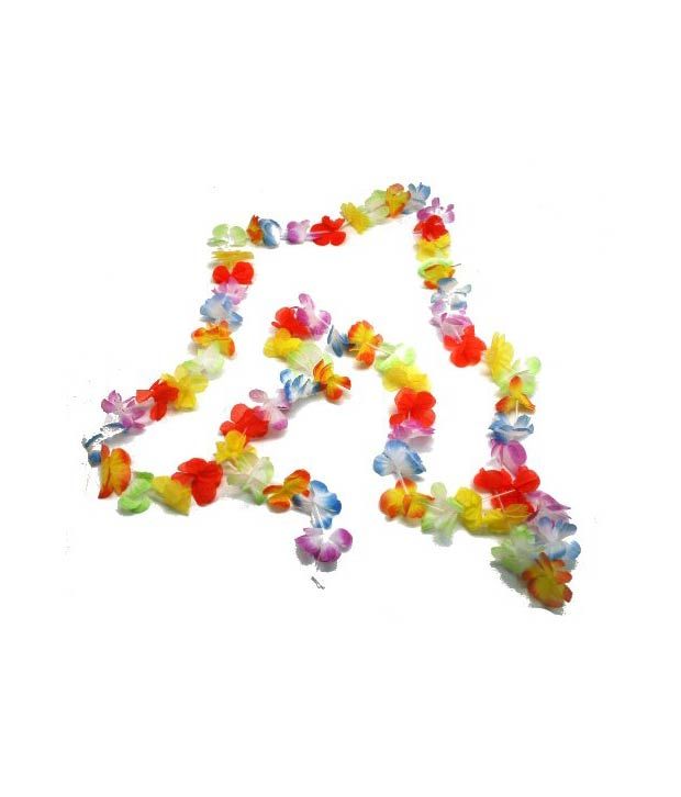 Hawaiian Flower Lei Garland - 9 Feet: Buy Online at Best Price in India ...