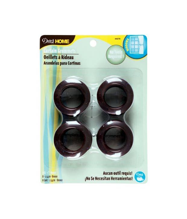 Dritz 44376 Curtain Grommets Bronze 1 Inch 8 Pack Buy Online At