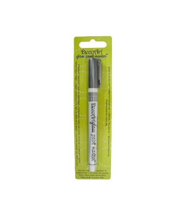 Deco Art Glass Paint Marker Silver Buy Online at Best Price in India