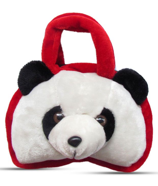 Tickle Black & White Panda School Bag - 20 Cm