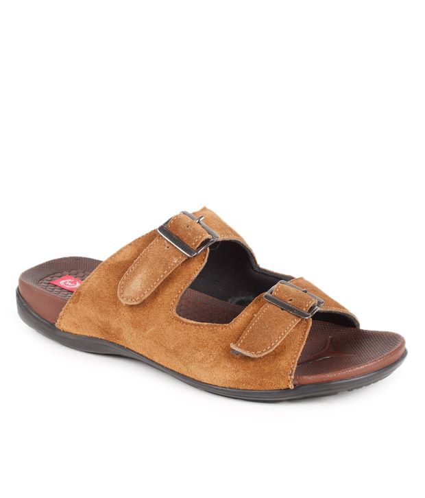ladies tan slippers