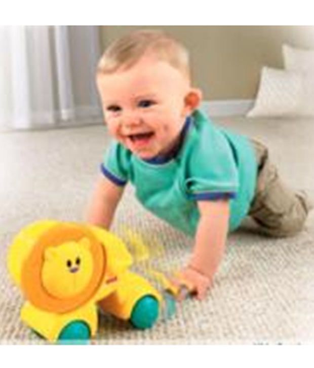 fisher price crawling lion