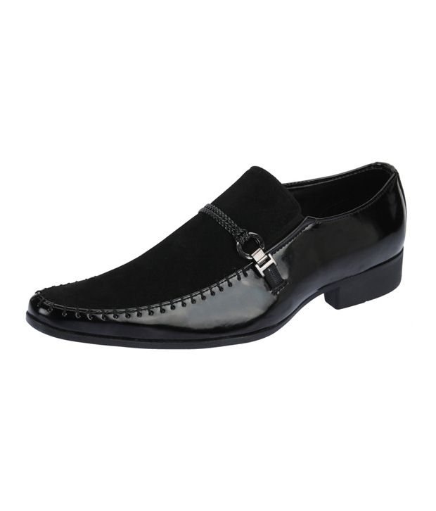 Stilflex Black Formal Shoes Price in India- Buy Stilflex Black Formal ...