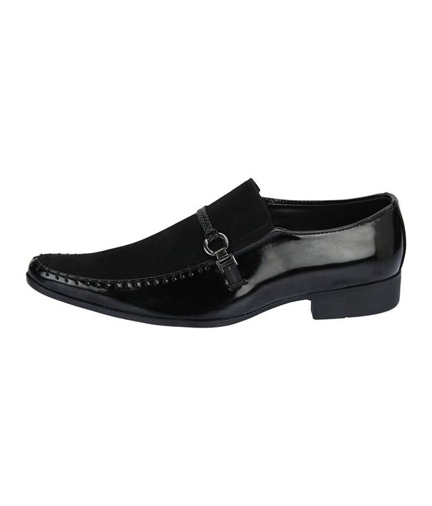 Stilflex Black Formal Shoes Price in India- Buy Stilflex Black Formal ...