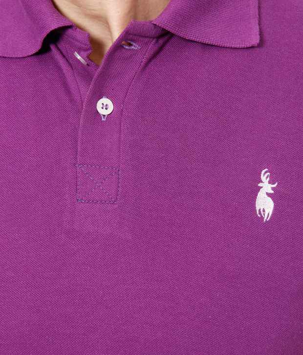 Posh 7 Purple Polo T Shirt - Buy Posh 7 Purple Polo T Shirt Online at ...