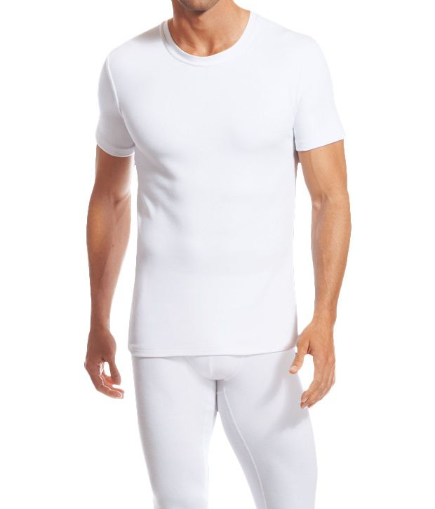 Jockey Off White Half Sleeves Thermal Vest - Buy Jockey Off White Half ...