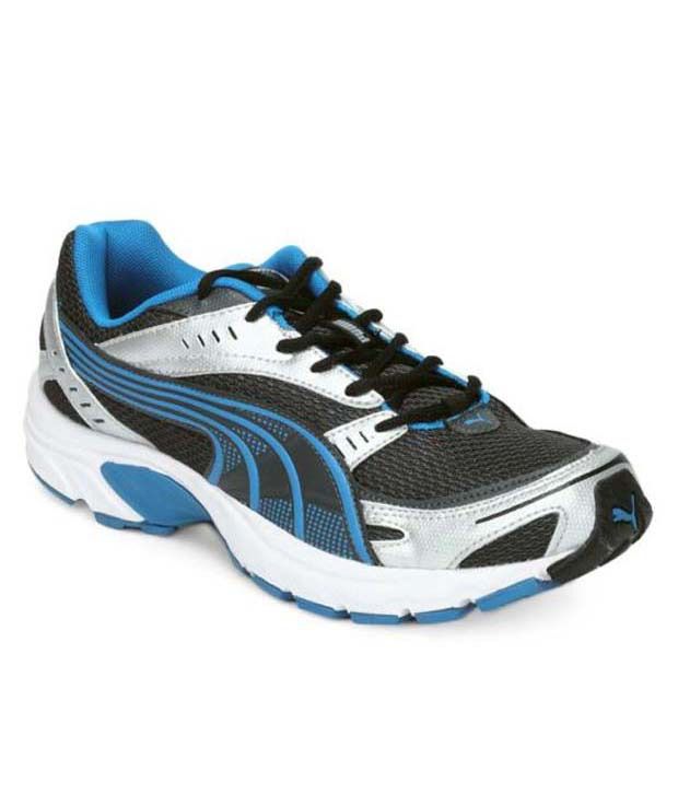Puma Proactive Grey & Blue Running Shoes - Buy Puma Proactive Grey ...