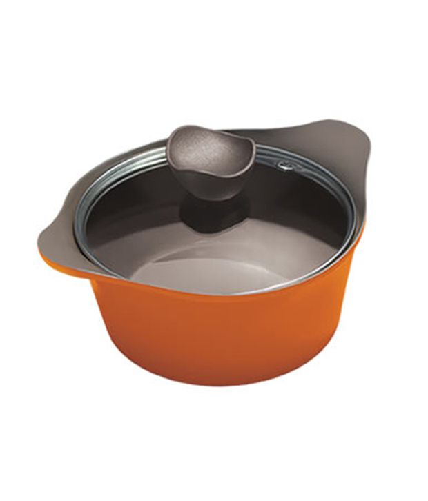     			Alda Die Cast Casserole Tall With Lid - 24 Cm