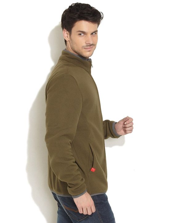 puma olive green jacket