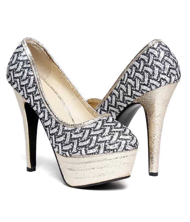 beige pencil heels