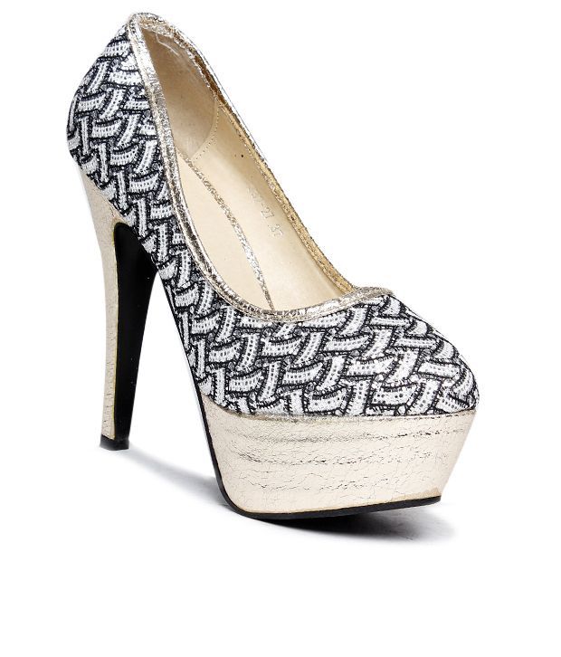 beige pencil heels
