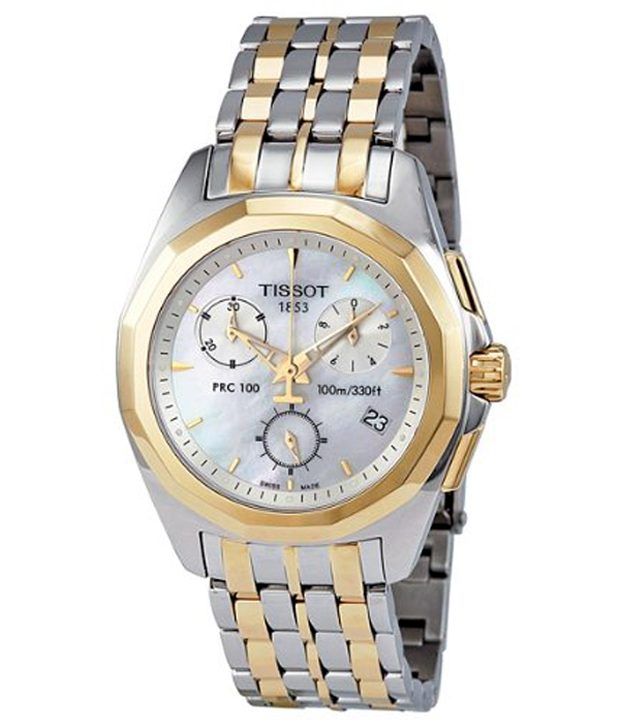 Tissot T0082172211100 Chronograph Round Dial Women's Watch  