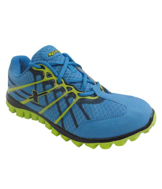 Sparx Proactive Blue & Green Sports Shoes - Buy Sparx Proactive Blue ...