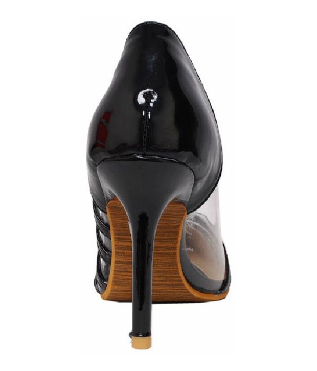 pencil heels black colour