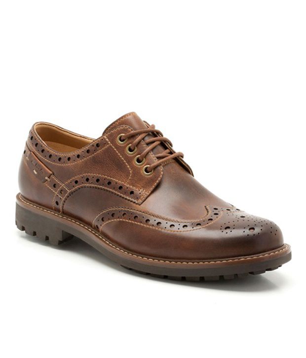 Clarks Brown Daily Shoes - Buy Clarks Brown Daily Shoes Online at Best ...