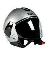 Steelbird - Open Face Helmet - SB-33 Eve (Dashing Silver) [Size : 60cms]