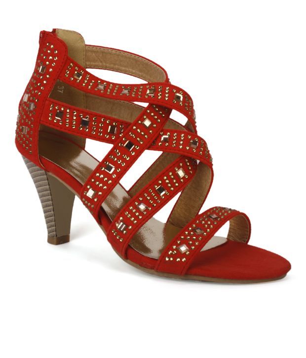 small pencil heel sandals