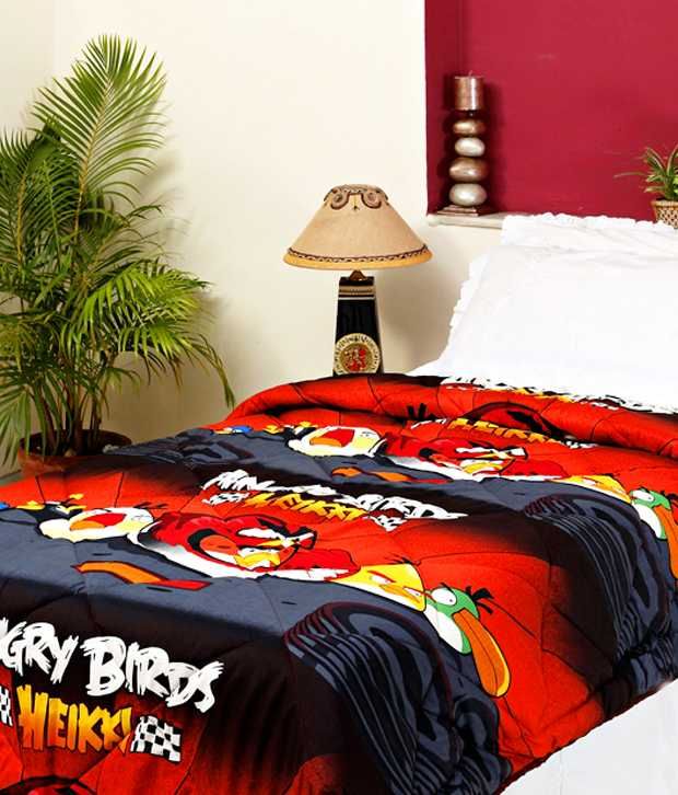 Aapno Rajasthan Angry Birds Soft Polycotton Single Comforter Buy