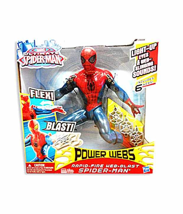 spider man web blast