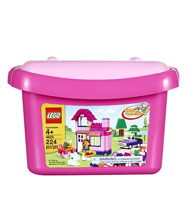 Lego Bricks & More Pink Brick Box 4625(Imported Toys) Buy Lego Bricks
