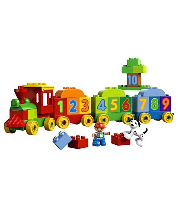 lego duplo counting train