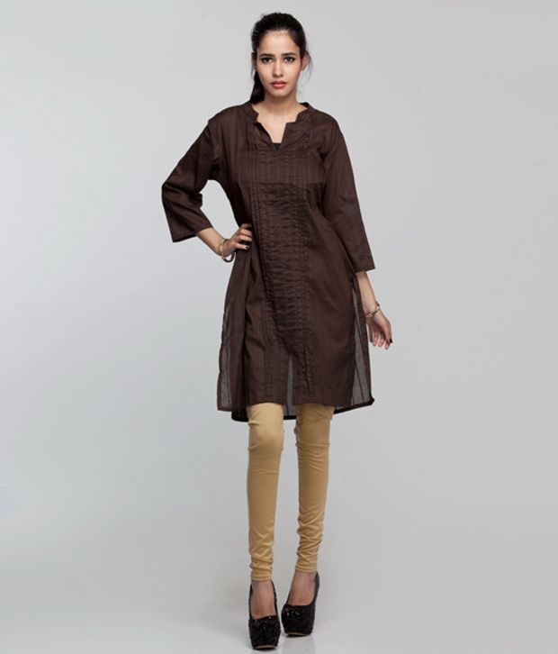 coffee brown kurti