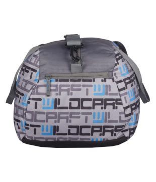 wildcraft shuttle travel duffle bag blue