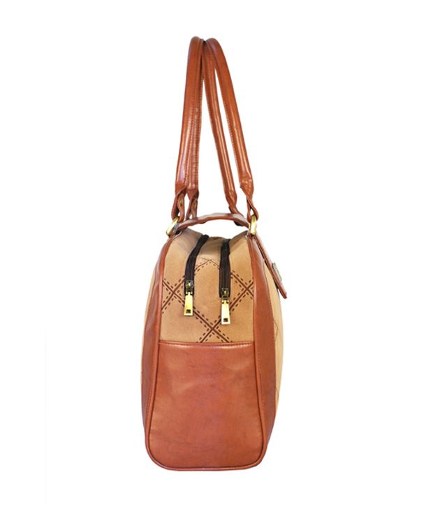 Adore Me Tan Satchel Bag Buy Adore Me Tan Satchel Bag Online at Best