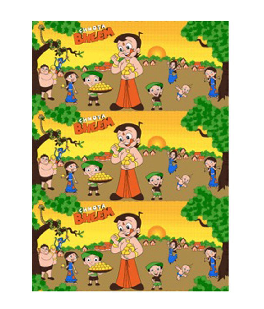 Cartoon Prints Chhota Bheem Double Bed Sheet With 2 Pillow Covers-220 TC:  Buy Cartoon Prints Chhota Bheem Double Bed Sheet With 2 Pillow Covers-220  TC at Best Prices in India - Snapdeal