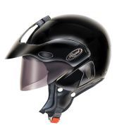 Formulate - Open Face Helmet - Royal (Solid Black) [Size : 580 mm]