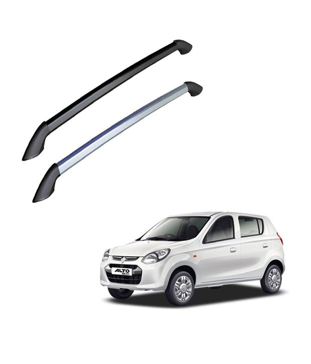 Shopper's Hub Car Aluminium Roof Rails (Set of 2) Maruti Alto 800