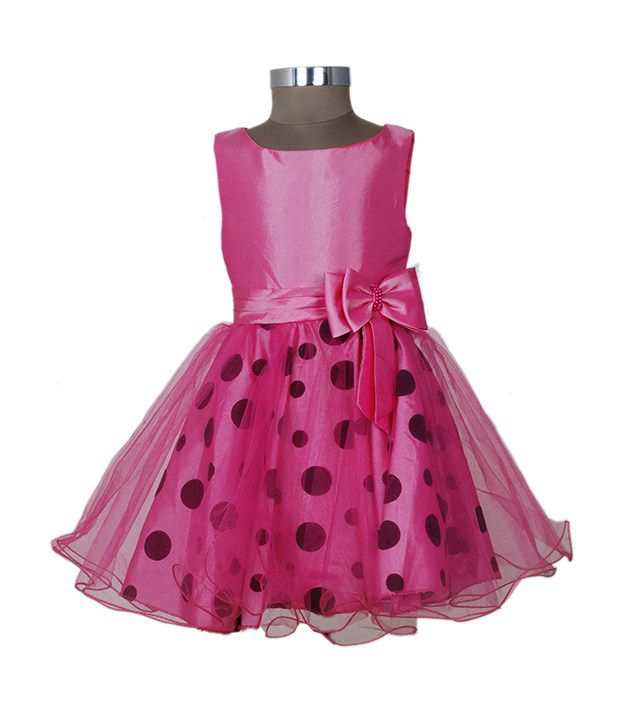 Annamaria Cool Dark Pink Frock For Kids - Buy Annamaria Cool Dark Pink ...