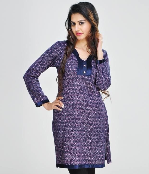 woolen kurti snapdeal
