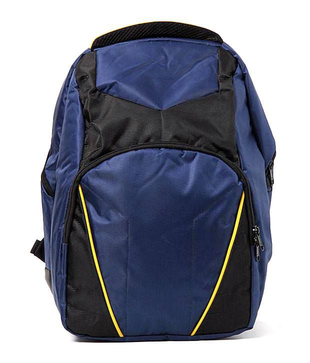 WalletsnBags Stylish Blue & Black Backpack - Buy WalletsnBags Stylish ...