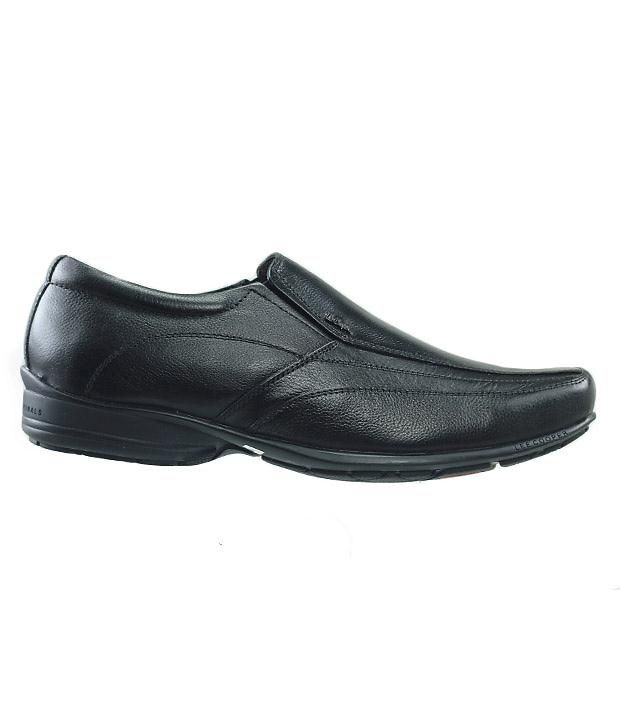 lee cooper genuine leather panelled casual shoes