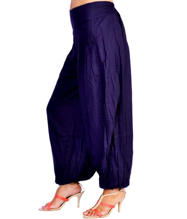 purple harem pants