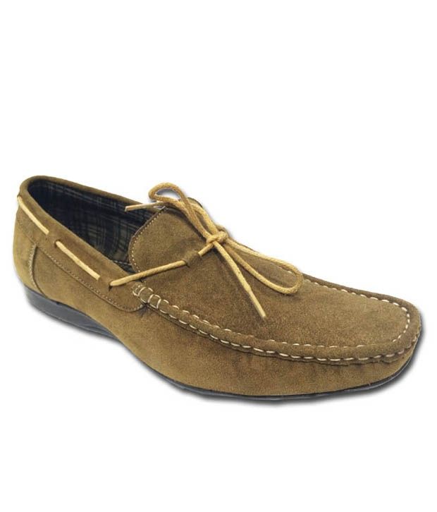 brown backless loafers