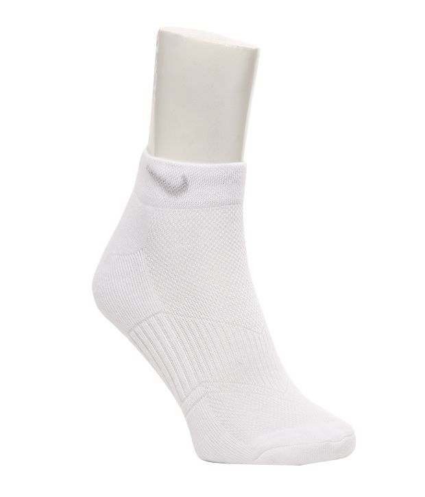 Nike Stylish White Ankle Length Socks For Women - Pack of 3: Buy Online ...