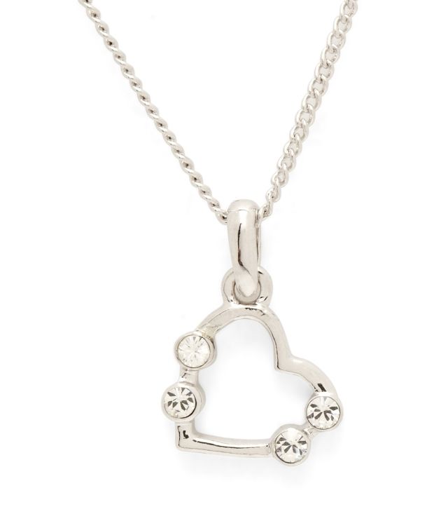 paris heart pendant jewelry set