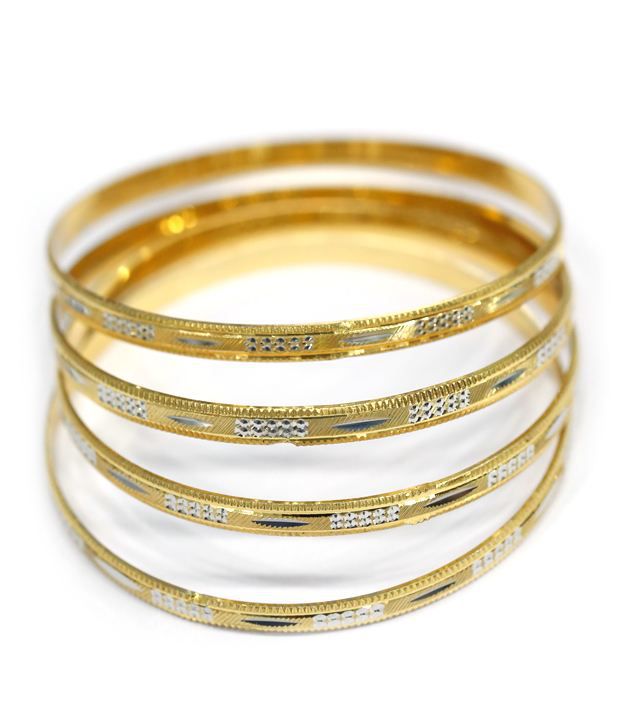 The Heritage Inc. Gold Plated Daily Wear Bangles: Buy The Heritage Inc ...