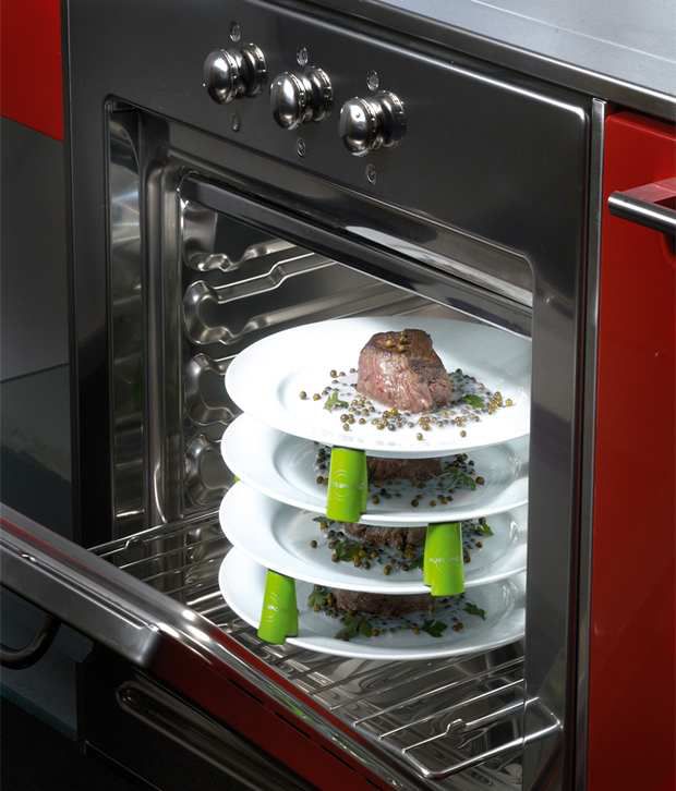 Primeway Plate Spacers Big Microwave safe Kitchen blocks Set of 9 Pcs