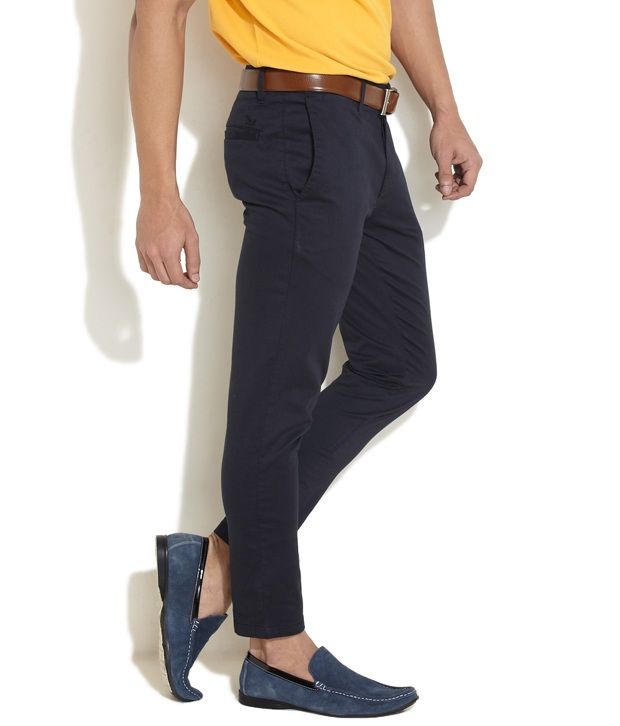 dark blue chinos