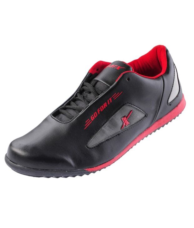 Sparx Classic Black & Red Shoes - Buy Sparx Classic Black & Red Shoes ...