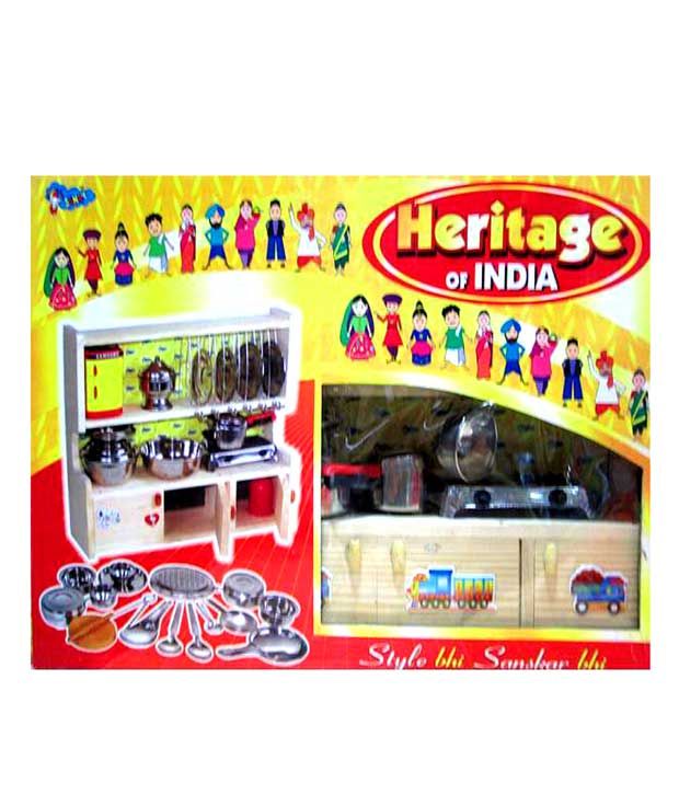 Sunny Toys  Heritage Of India  Steel  Kitchen  Set  Buy Sunny 