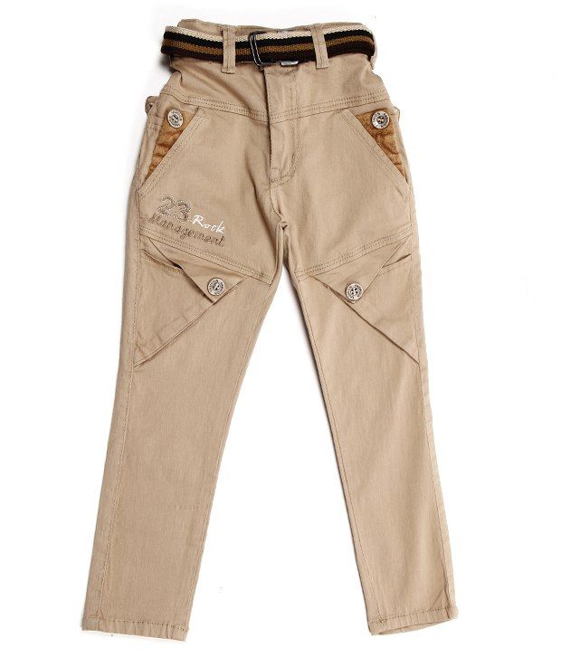     			British Terminal Stylish Beige Pant For Kids