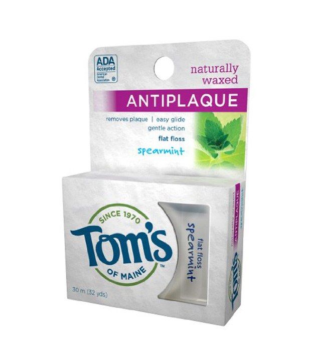 Tom S Of Maine Naturally Waxed Antiplaque Flat Floss Tom S Of Maine Naturally Waxed Antiplaque Flat Floss