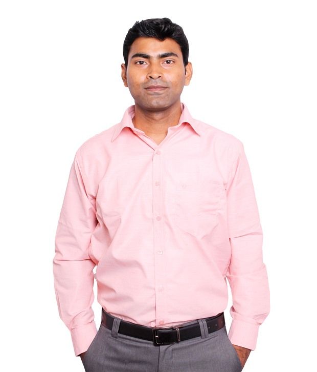 light orange formal shirt