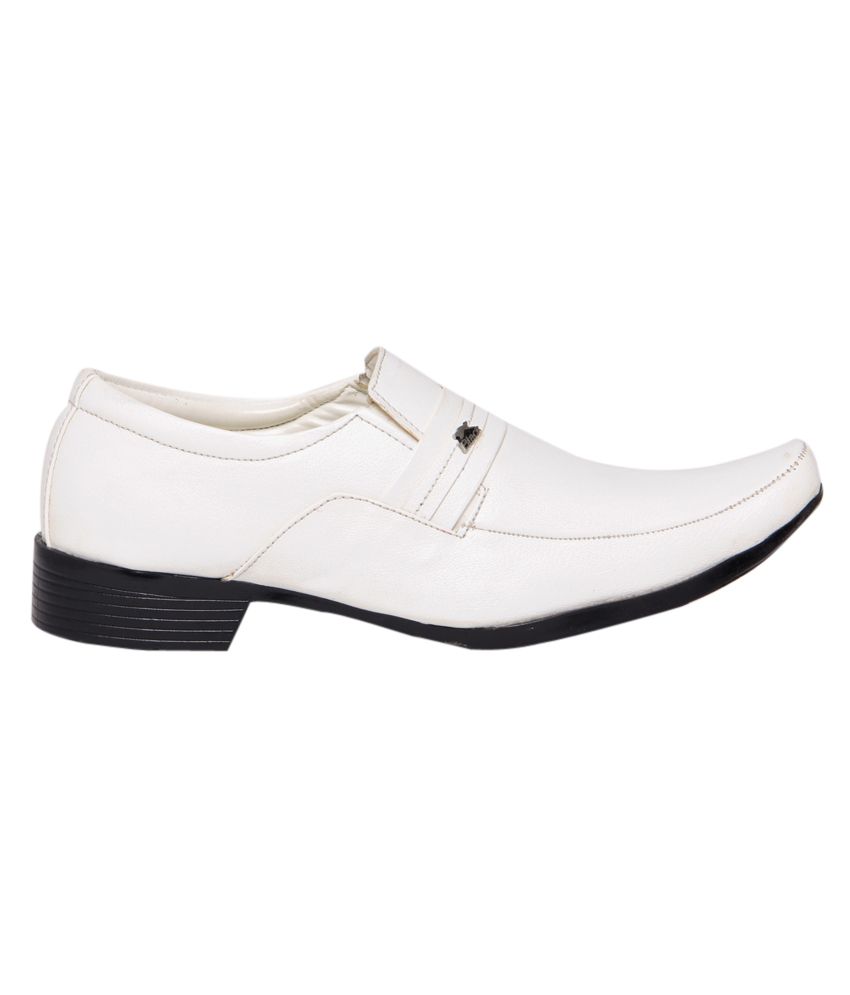 Foot Clone White Formal Shoes Price in 