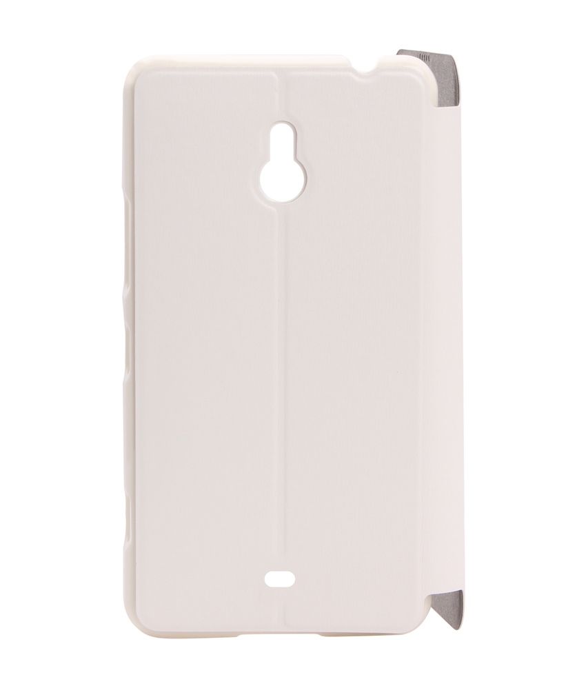 Rock Flip Cover For Nokia Lumia 1320 White Flip Covers Online at