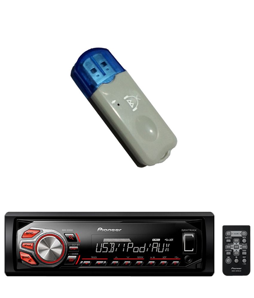 Combo of Pioneer MVH 169UI and USB Bluetooth Stereo Connect Audio